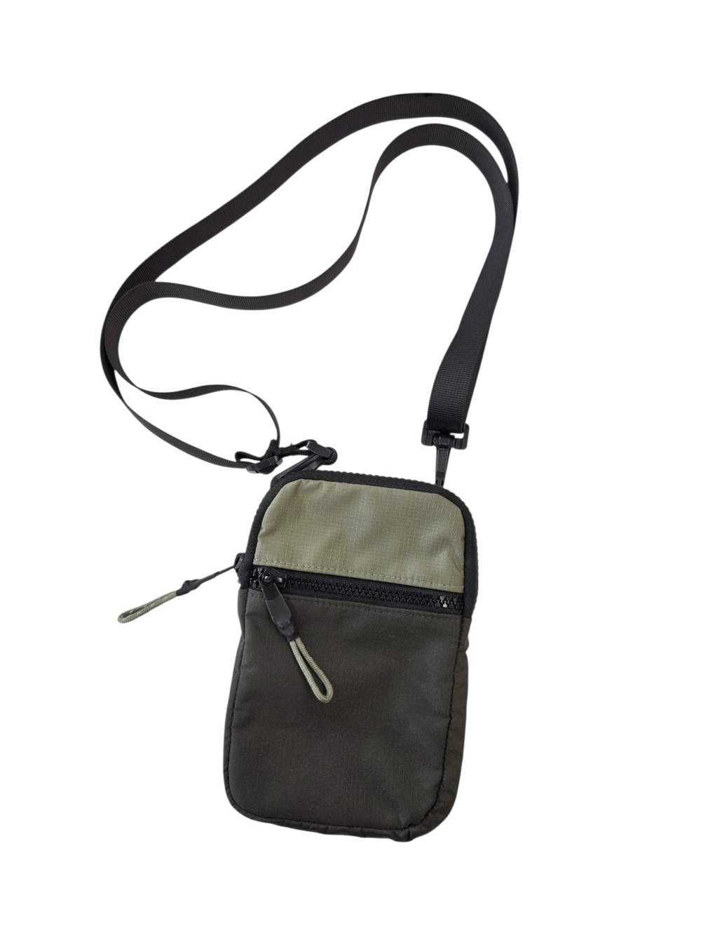 H&M Olive and Dark Green Crossbody Belt Bag